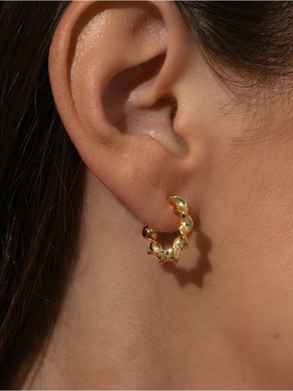 Uncommon James Twist Mini Hoop Earrings